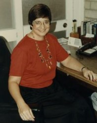 Phyllis at Desk